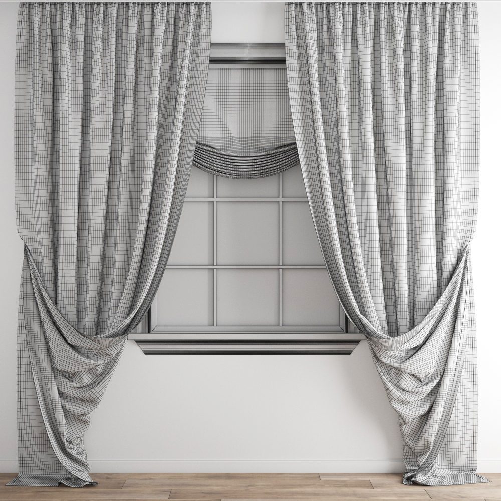 Curtain 359 - 3D Model for VRay