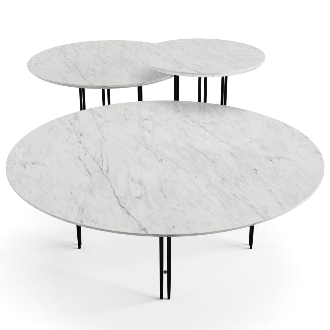 Gubi Coffee Tables Set 3D Model for VRay, Corona | CGMood