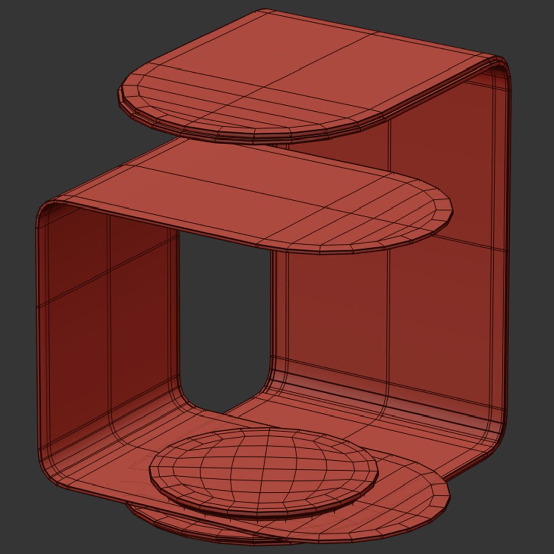 Side Table Power 3D Model for VRay, Corona | CGMood