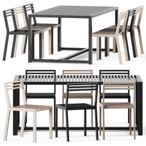 Outdoor Table And Chair Dna By Gandia Blasco
