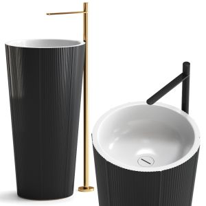 Plisse Washbasin By Antonio Lupi Design