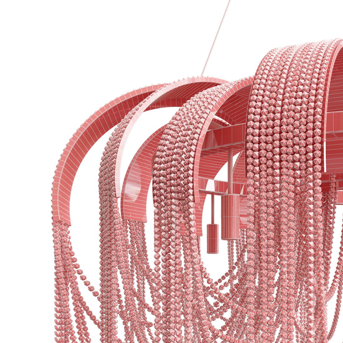 Crystal Glamour Chandelier 3D Model for VRay | CGMood