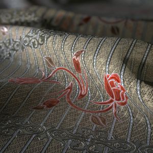 Lace Embroidery 03 | 4K | PBR | PNG | SBSAR