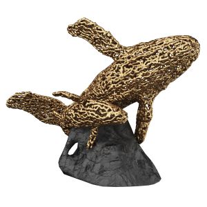 Bronze Statue Of Whales