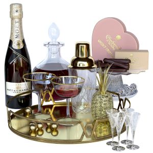 Alcohol Set With Sweets