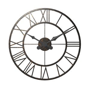 Distressed Indoor Outdoor Clock - Large