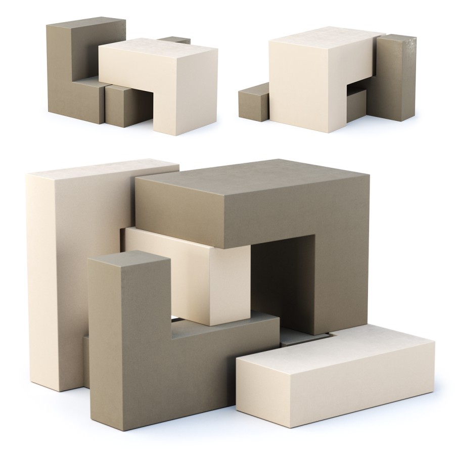 Modular Tables - 3D Model for Corona