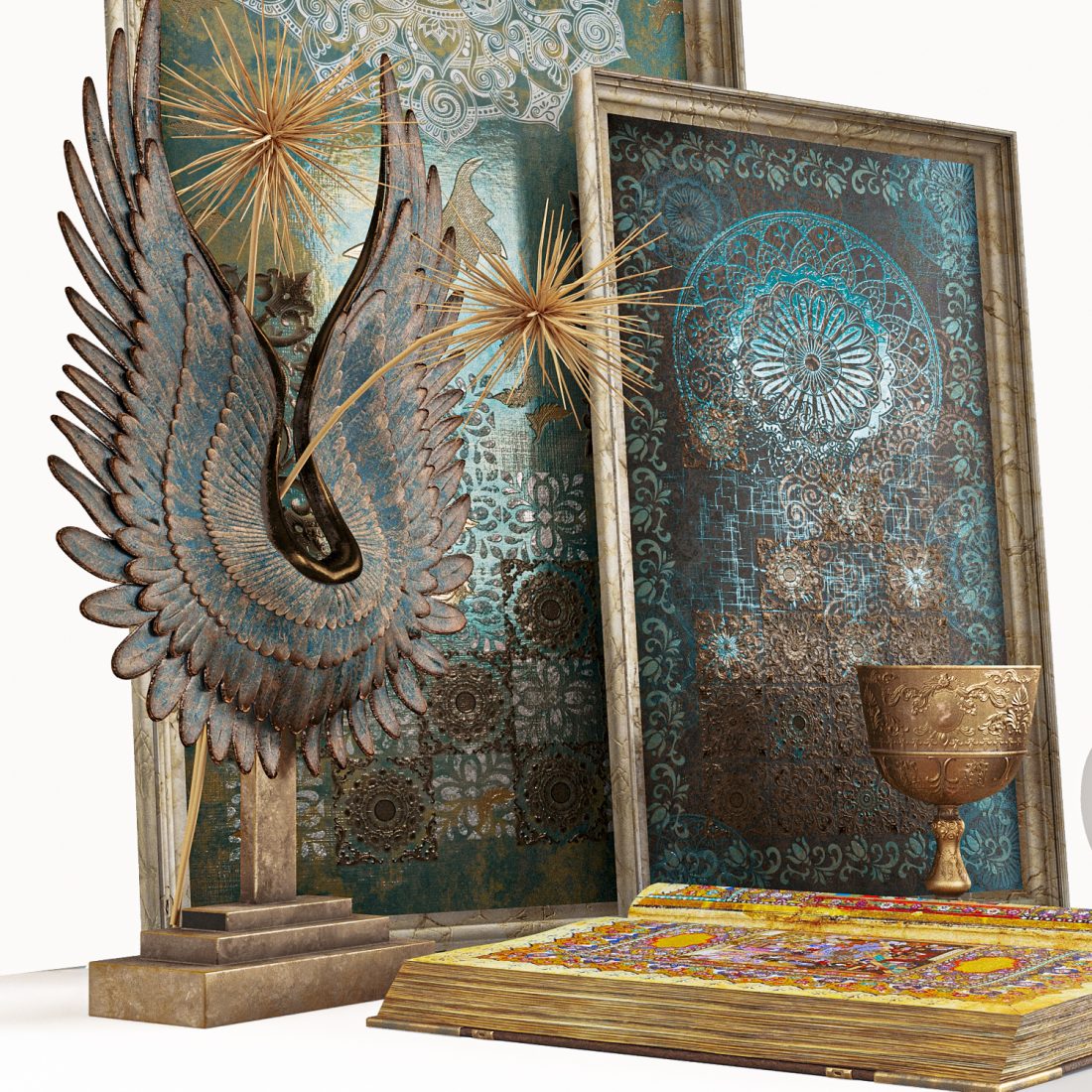 Decorative Collections1 3D Model for Corona | CGMood