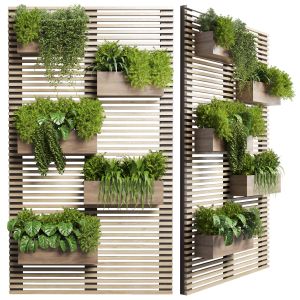 Collection Outdoor Indoor Plant Stand Wall Wood