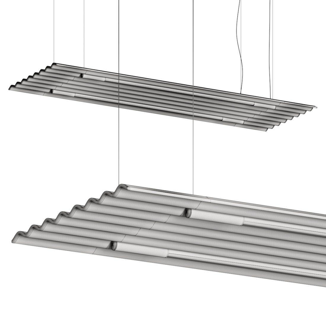 De Vorm Mute Flow Floating Pendant Lamp 3D Model for VRay, Corona | CGMood