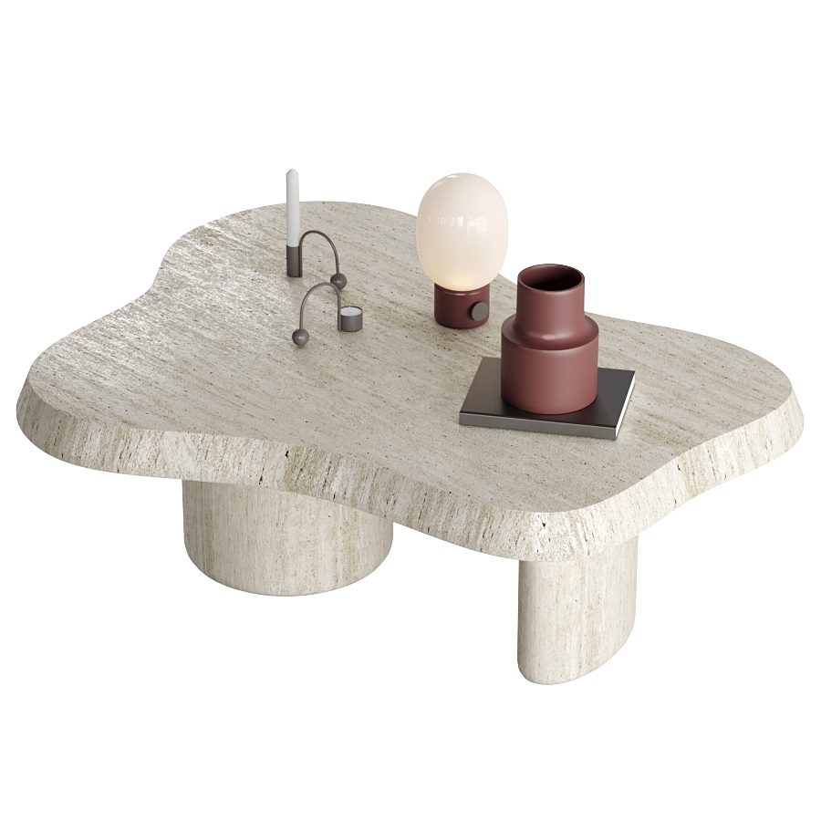 Coffee Table Set 01 3D Model for Corona | CGMood