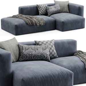 Mags Soft Corner Lounge Sofa By Hay