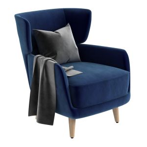 Teddy Fold Lounge Chair William Grey