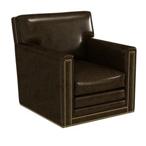 A Rudin 715 Lounge Club Leather Chair