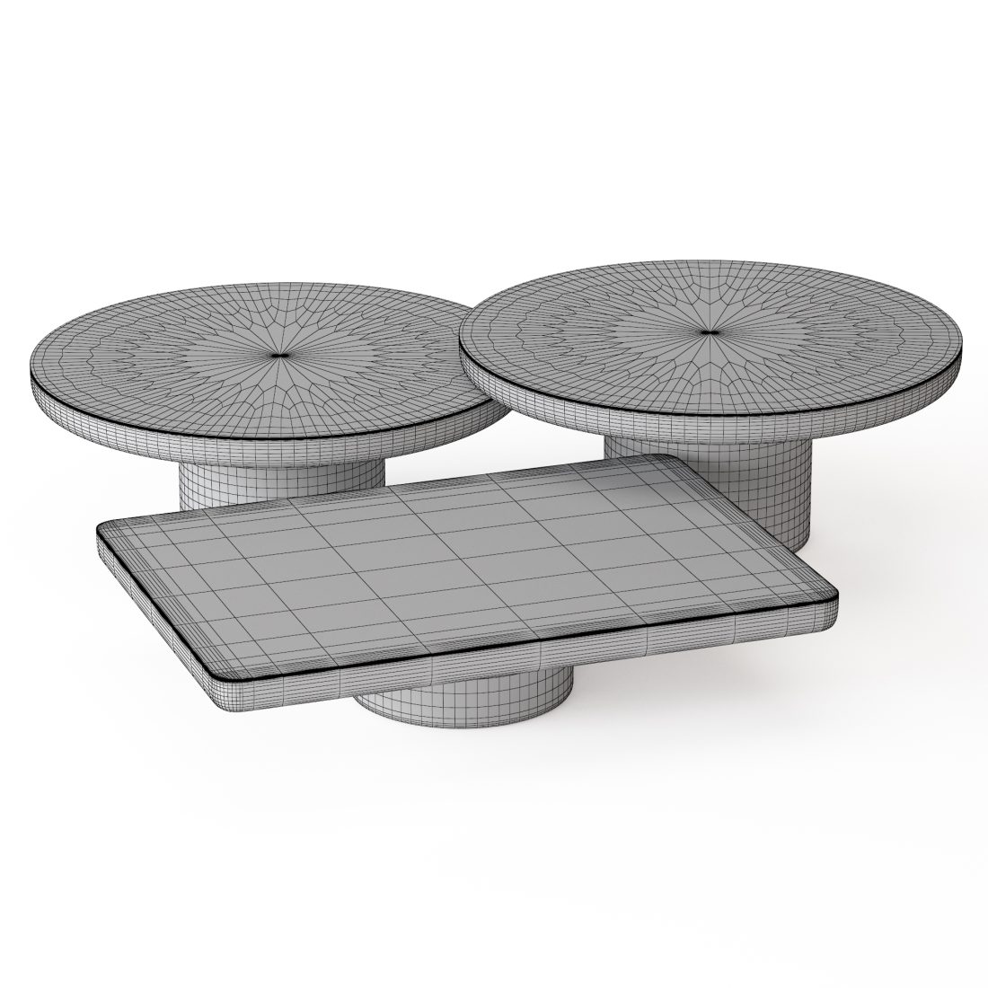 Brady Coffee Tables 3D Model for VRay, Corona | CGMood