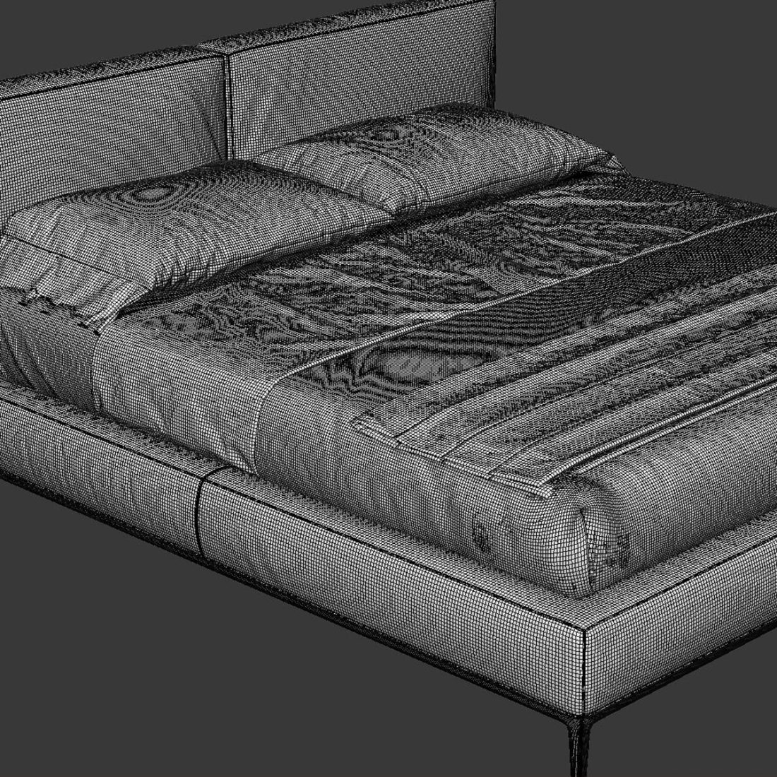 Taylor Bed 3D Model for VRay | CGMood