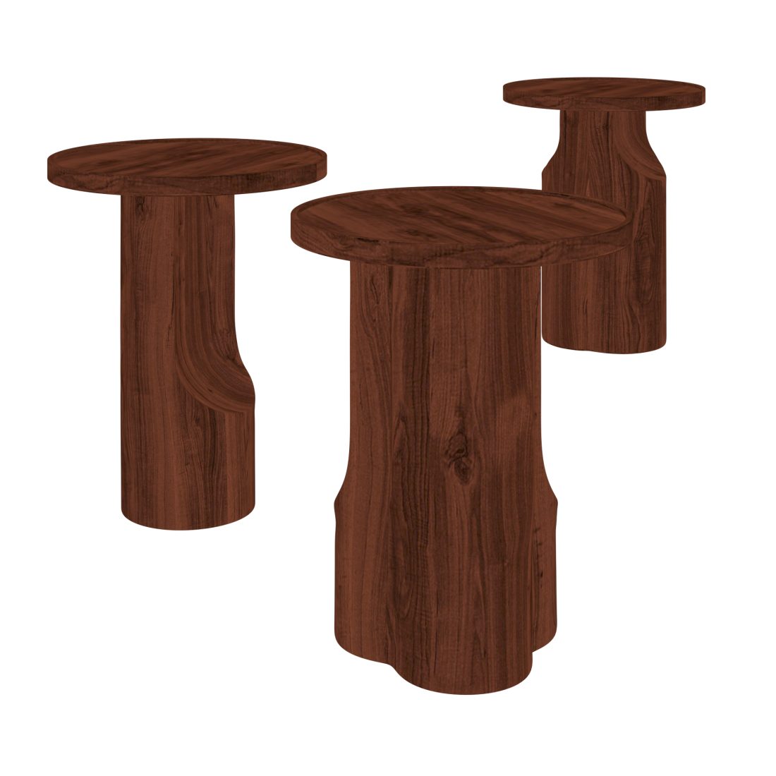 Modern Side Table -01 - 3D Model for FStorm, VRay