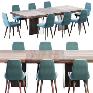 Athena Extending Table And Passion Chair