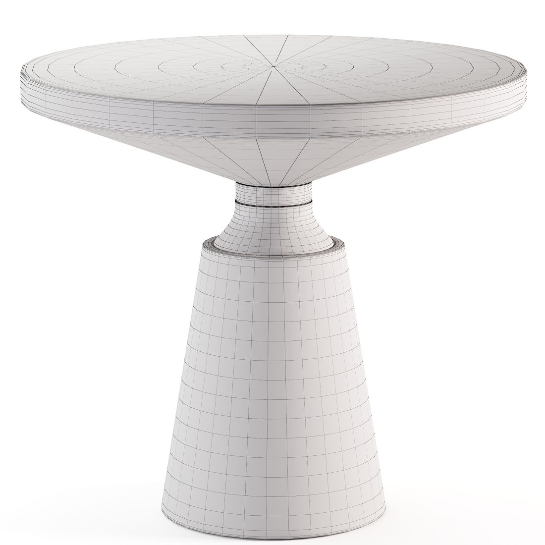 Contemporary Nicole Occasional Table In Black Lacq - 3D Model for Corona