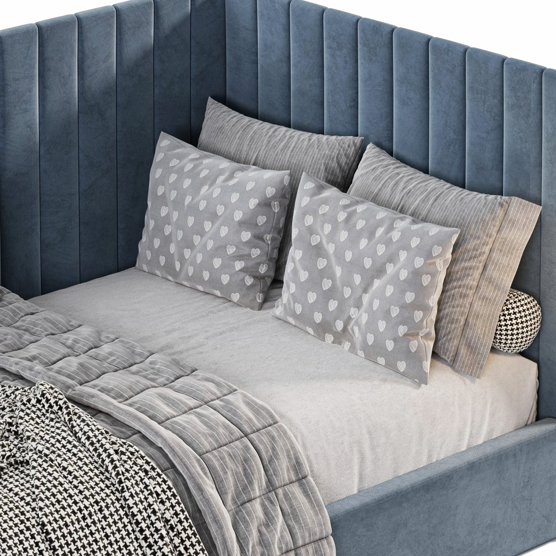 Bed Corner Vertical Kids 3D Model for Corona | CGMood