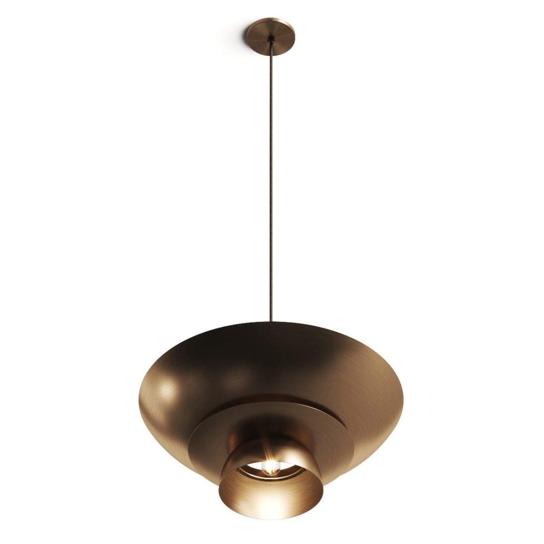 West Elm Colin King Torchiere Pendant Lamp 3D Model for VRay, Corona ...