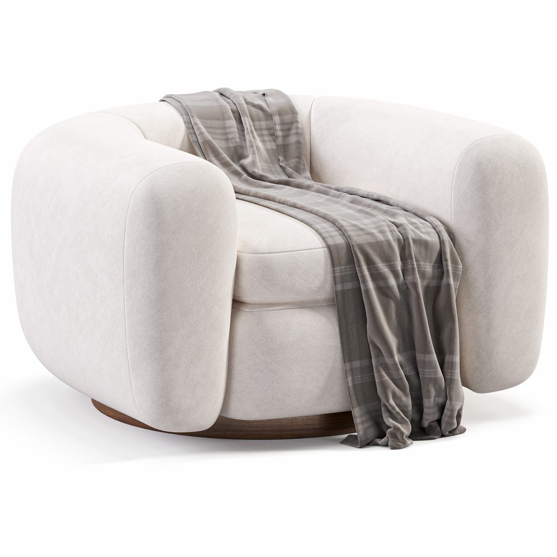 Ecume Armchair By Studiotwentyseven 3D Model for Corona | CGMood