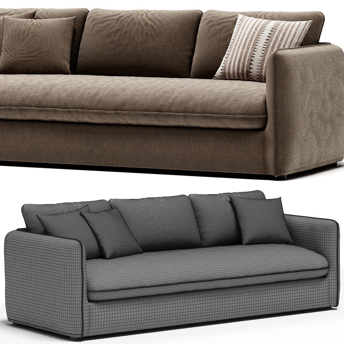 Andre Outdoor Sofa Alessi Fawn 3D Model for Corona | CGMood