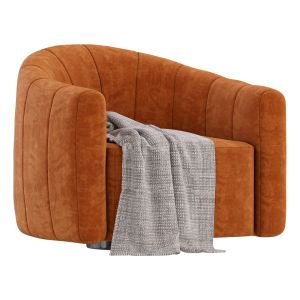 Fitz Channeled Russet Chair
