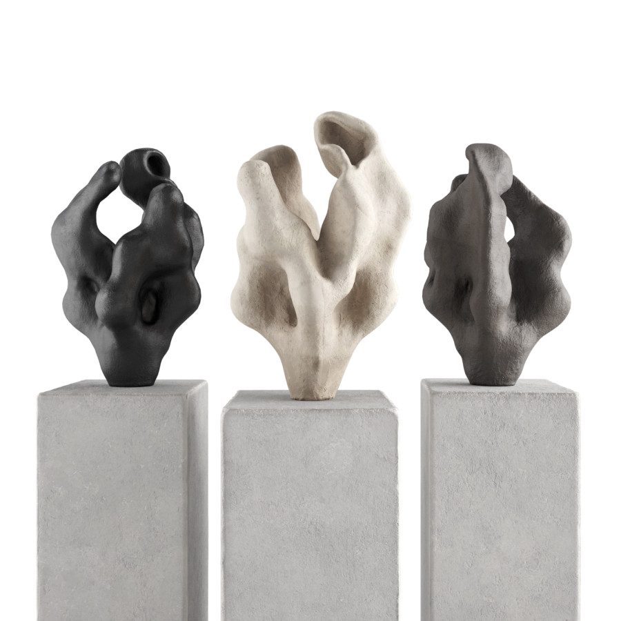 Abstract Coral Art Sculpture 3D Model for VRay, Corona | CGMood