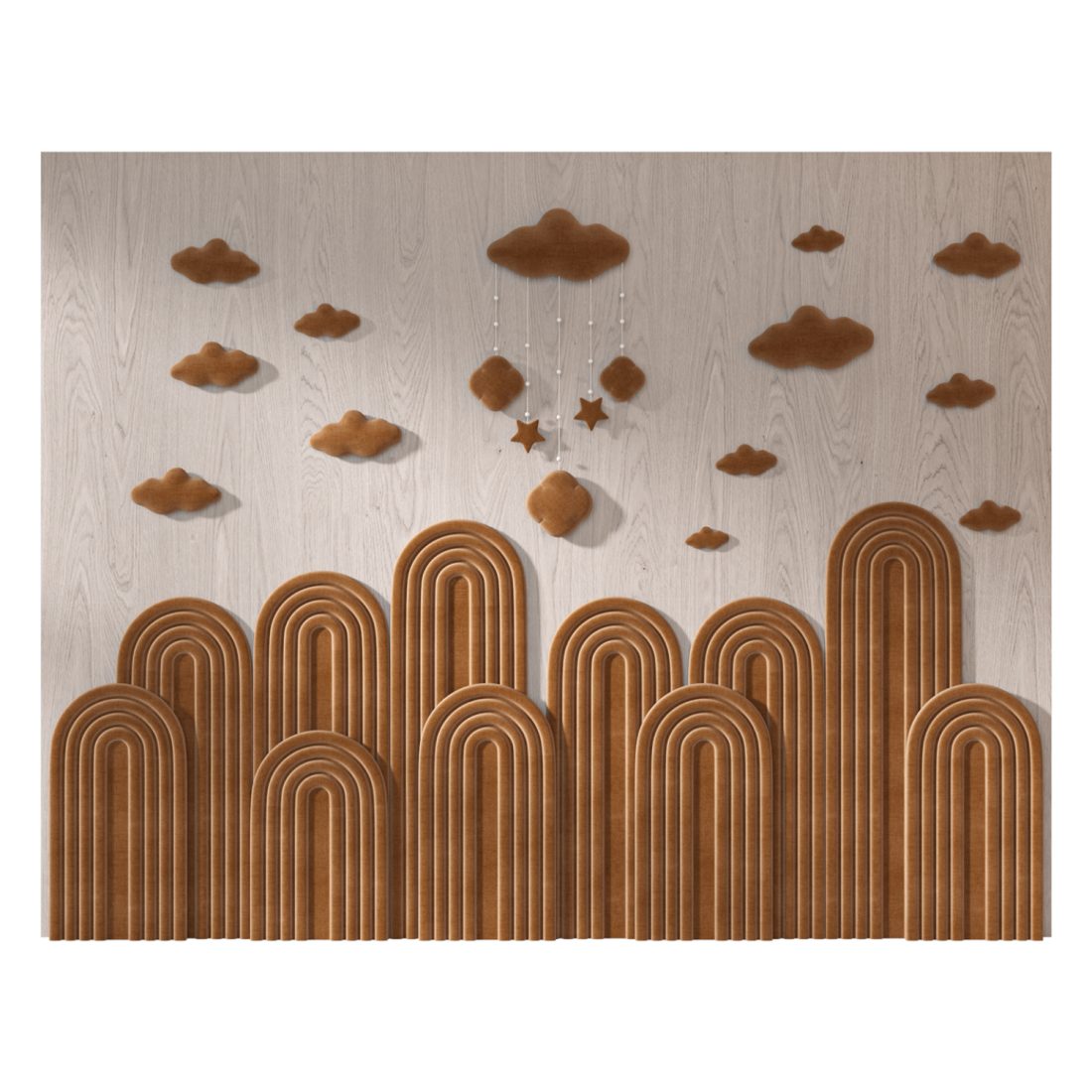 Kids 3d Wall Panel 02 - 3D Model for VRay, Corona