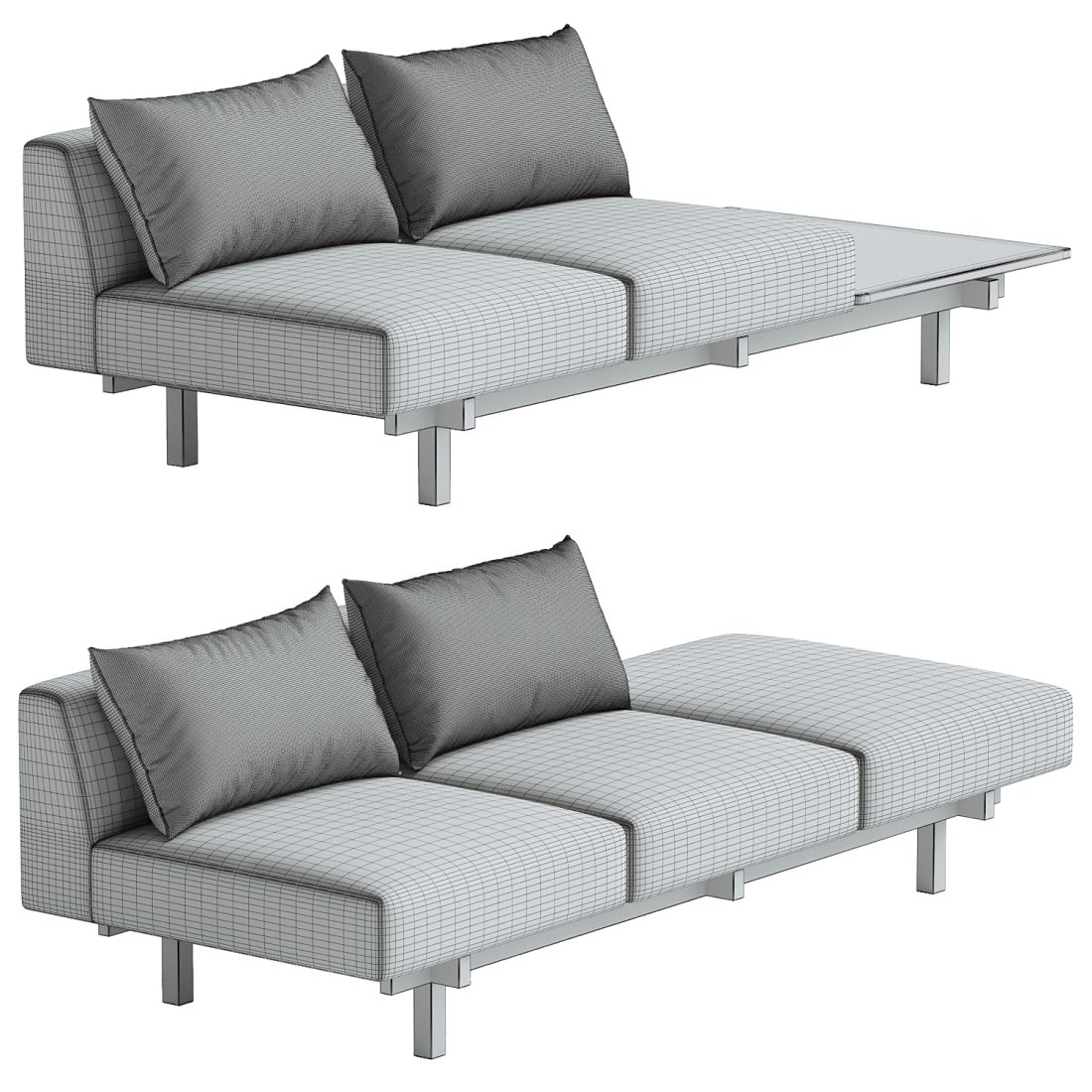 Raft Sofa 3D Model for Corona | CGMood