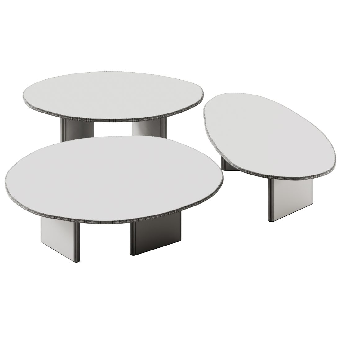 Misuraemme Stowe Coffee Tables 3D Model for Corona | CGMood