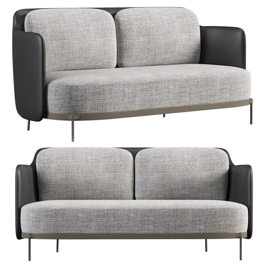 Tape Sofa By Nendo Minotti 3D Model for Corona | CGMood