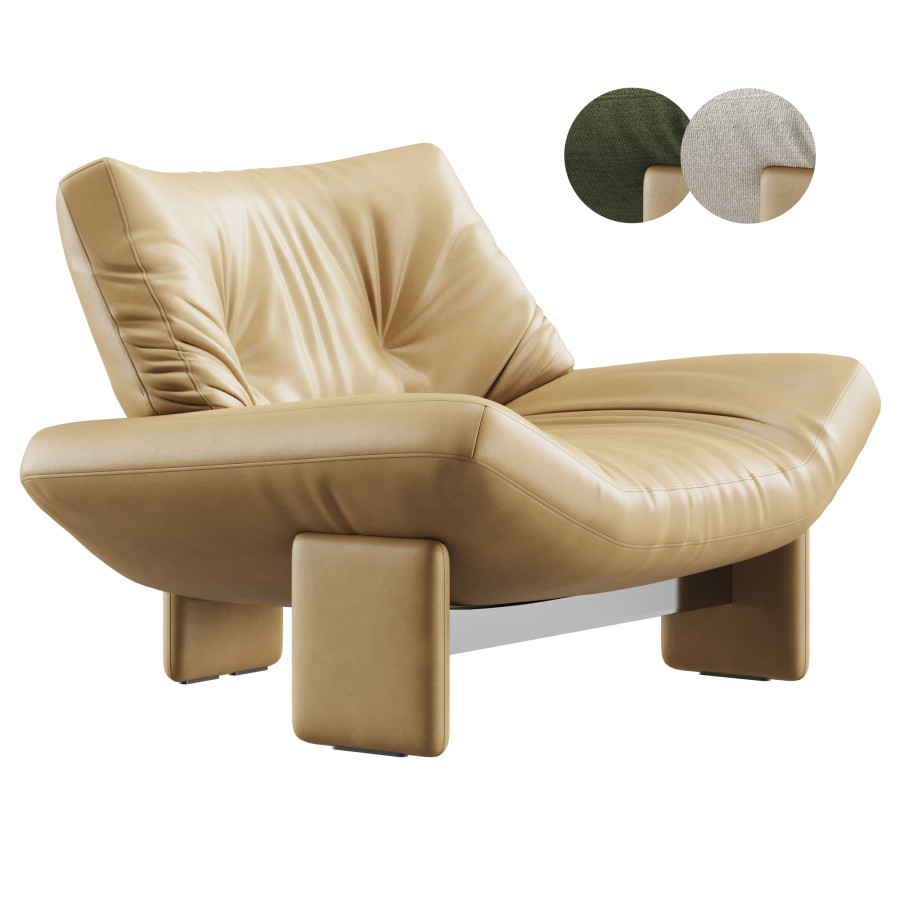 Emmi Armchair By Minotti 3D Model for Corona | CGMood