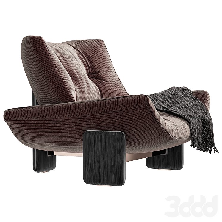 Emmi Chair By Minotti - 3D Model for Corona