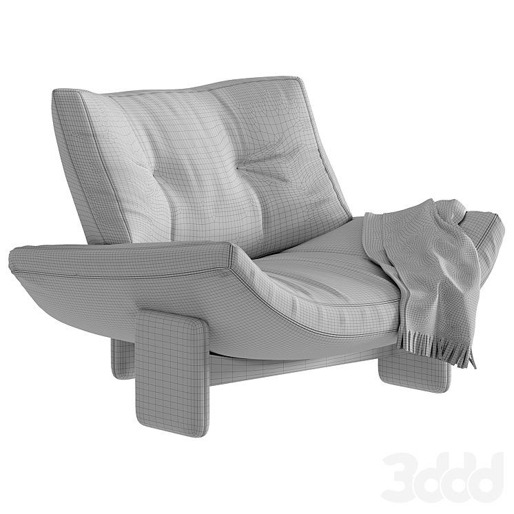Emmi Chair By Minotti - 3D Model for Corona