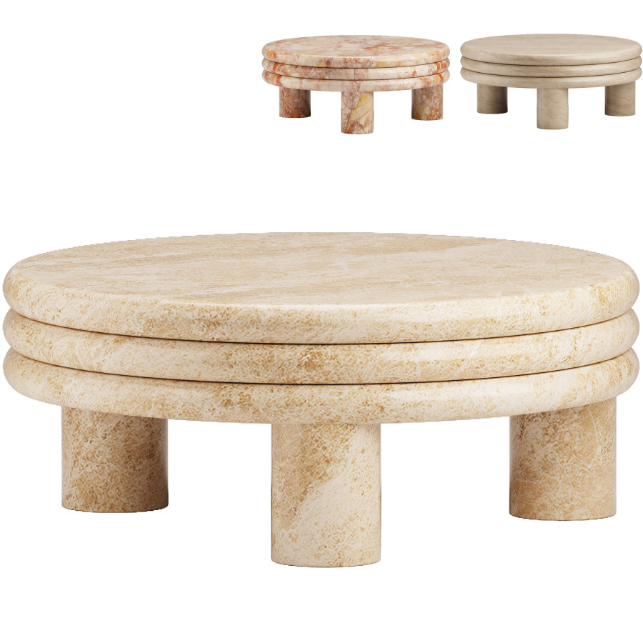 Brittny Round Coffee Table 3D Model for Corona | CGMood