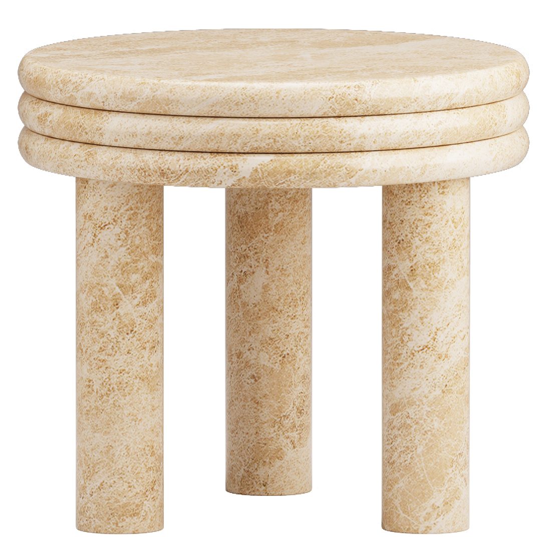 Roma Round Side Table 3D Model for Corona | CGMood
