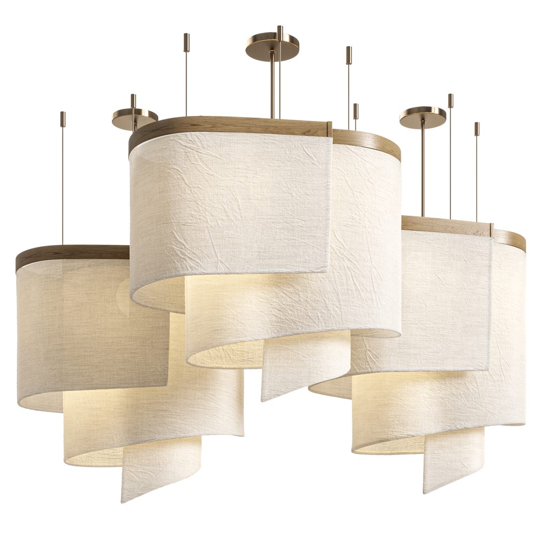 Ceiling Lamps Altostratus 3D Model for VRay, Corona | CGMood