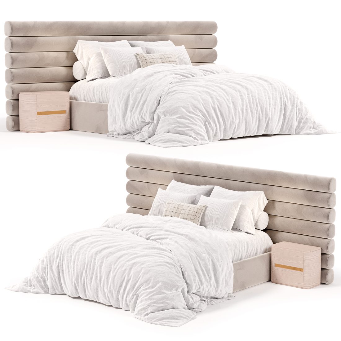 Rolling Bed 3D Model for Corona | CGMood