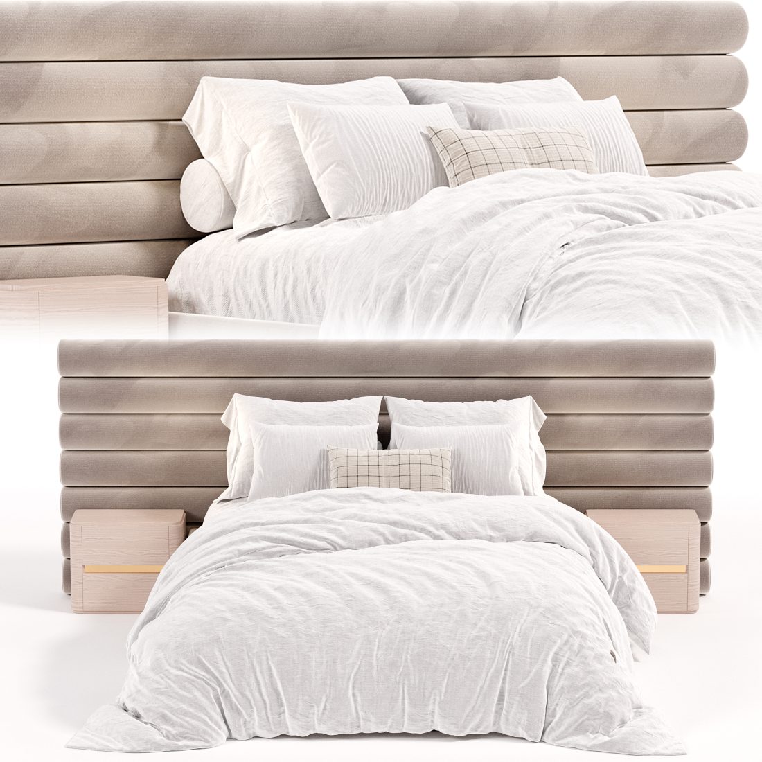 Rolling Bed 3D Model for Corona | CGMood
