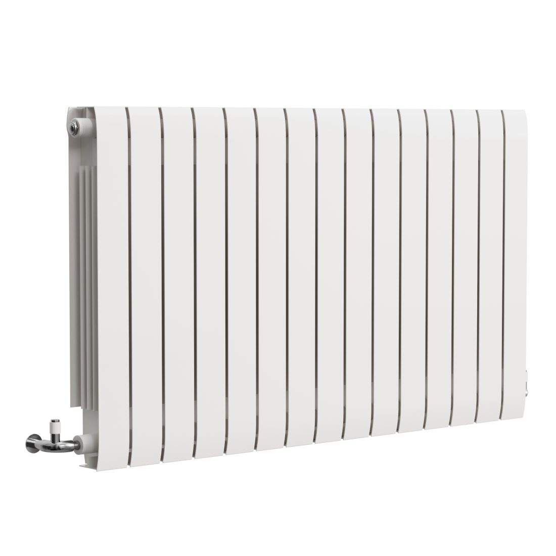 Helio Radiator Apollo Modena, Modern Horizontal Radiator, Alumini 3D Model for VRay ...
