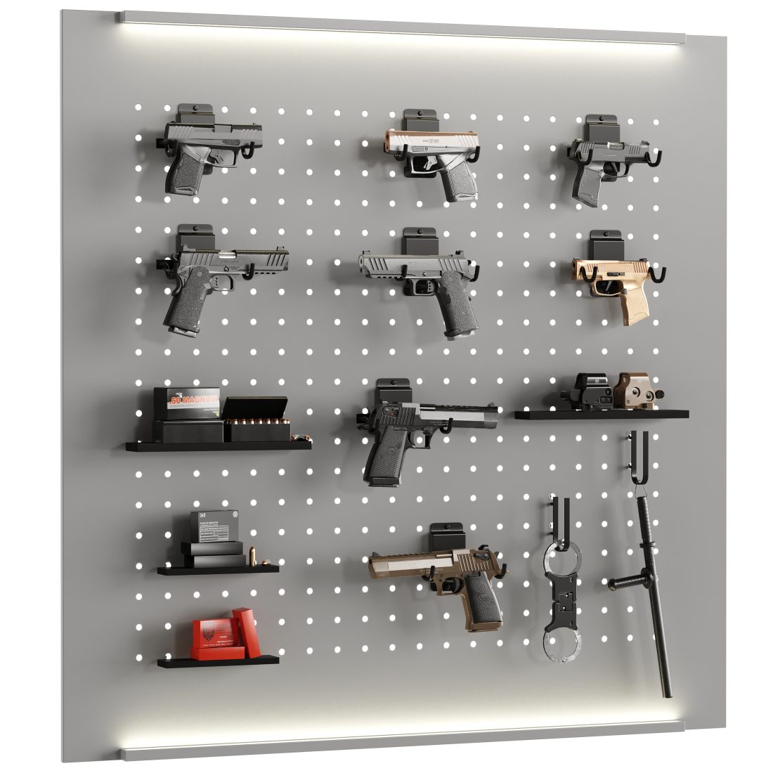 Store Show Case 13 Gun Store 4 - 3D Model for FStorm, VRay, Corona