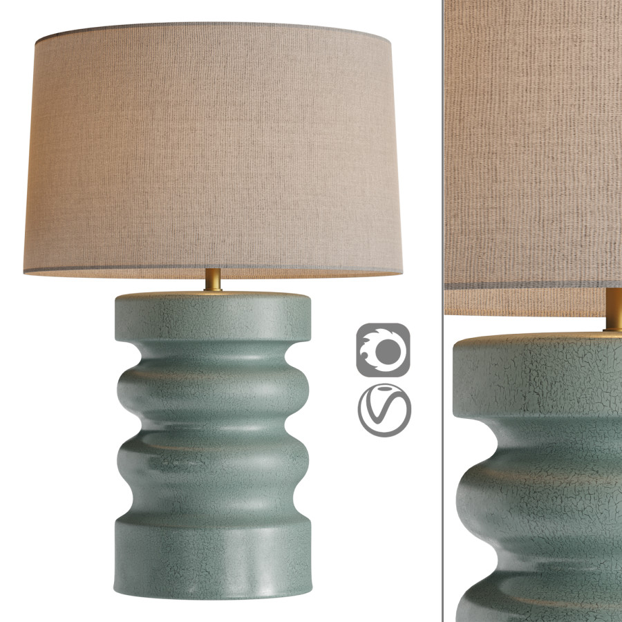 Katrina Table Lamp 3D Model for VRay, Corona | CGMood