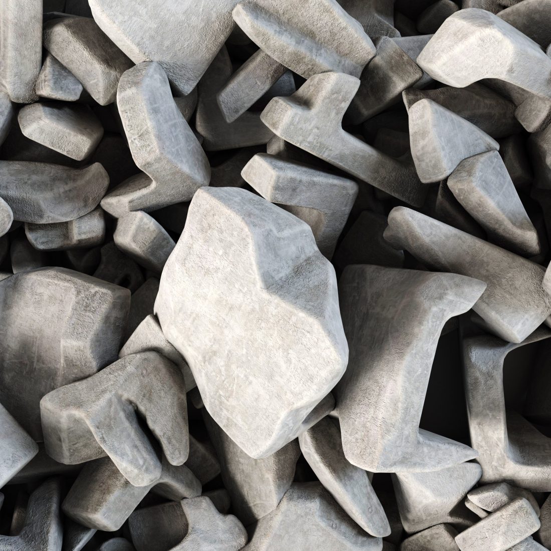 Splinter Brick N1b - 3D Model for FStorm, VRay