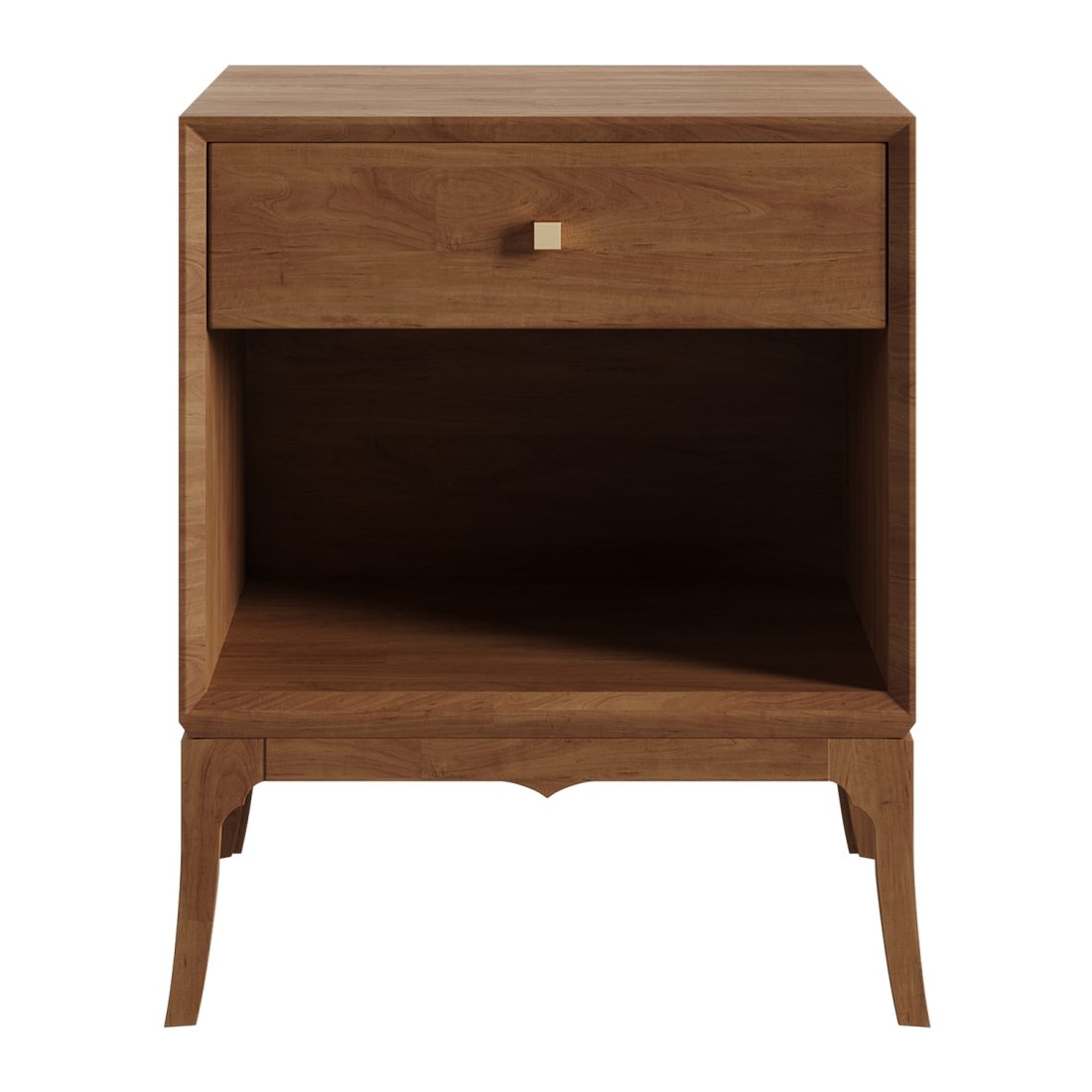 Redford House Bennett 1 Drawer Nightstand - 3D Model for Corona