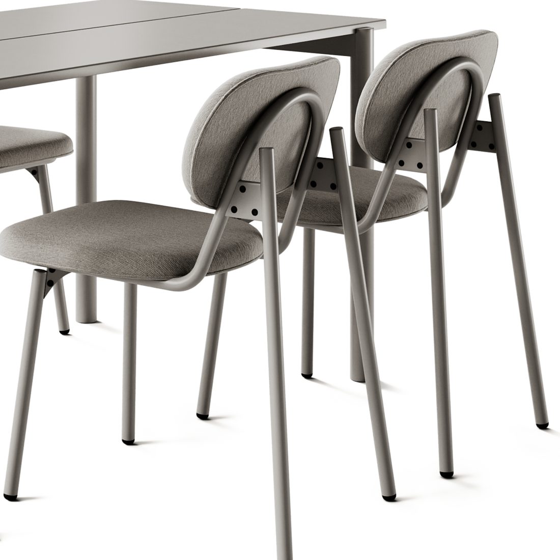 Hayche Sls Chair 2 And Linear Table 3D Model for Corona | CGMood