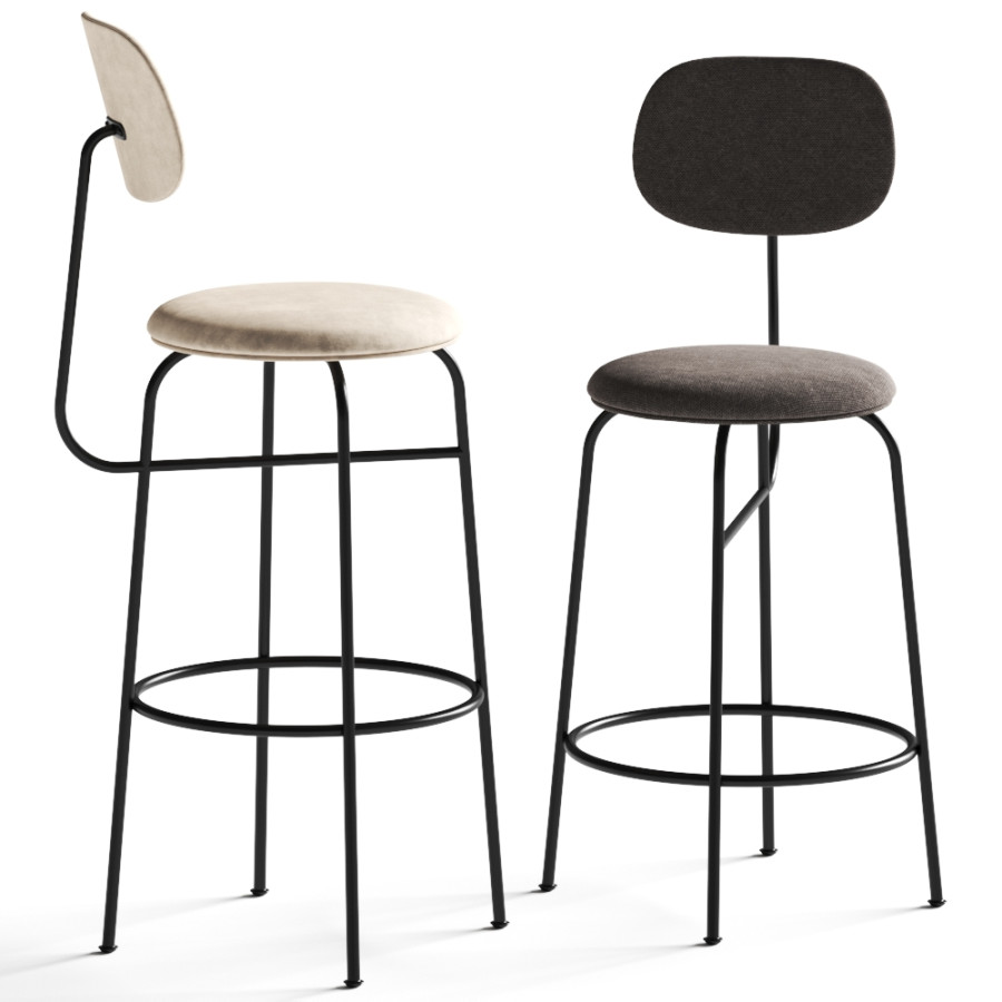 Object Color Counter Menu Afteroom Counter Plus Bar Chair 3D Model for VRay, Corona | CGMood