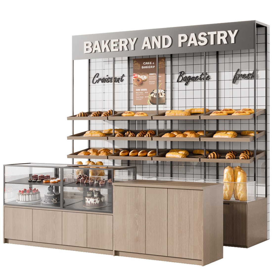 Bakery No6 3D Model for VRay, Corona | CGMood