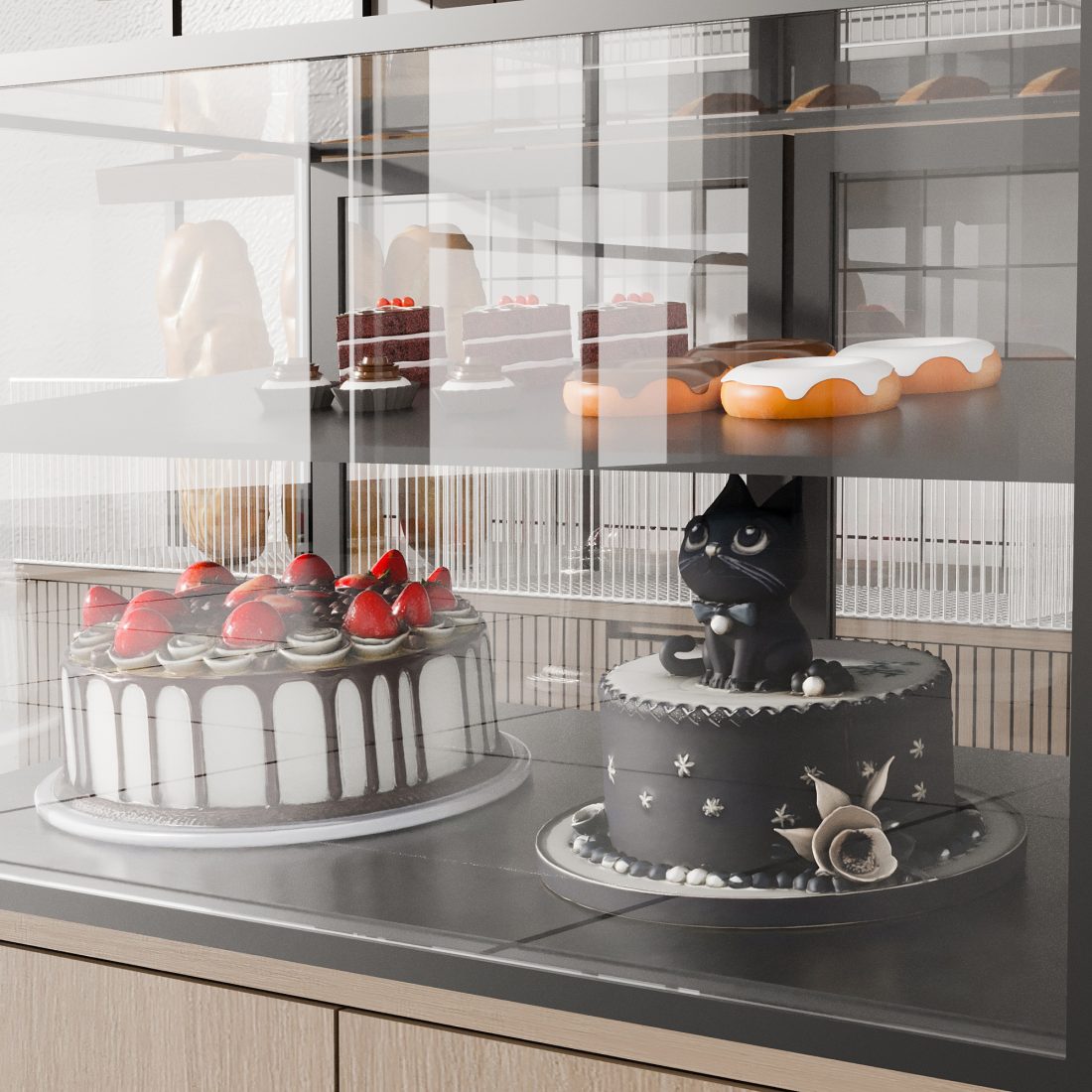 Bakery No6 3D Model for VRay, Corona | CGMood